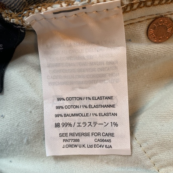 NWT J.Crew high rise denim short with button fly, women’s 28 - Picture 3 of 3